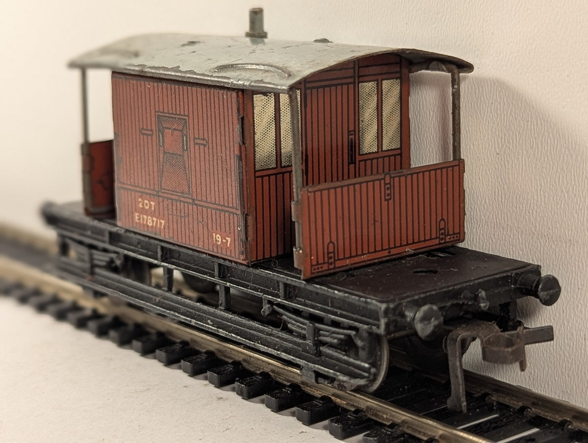 Hornby Dublo OO Gauge BR 20-Ton Goods Brake Van Goods Wagon E178717 BR Bauxite