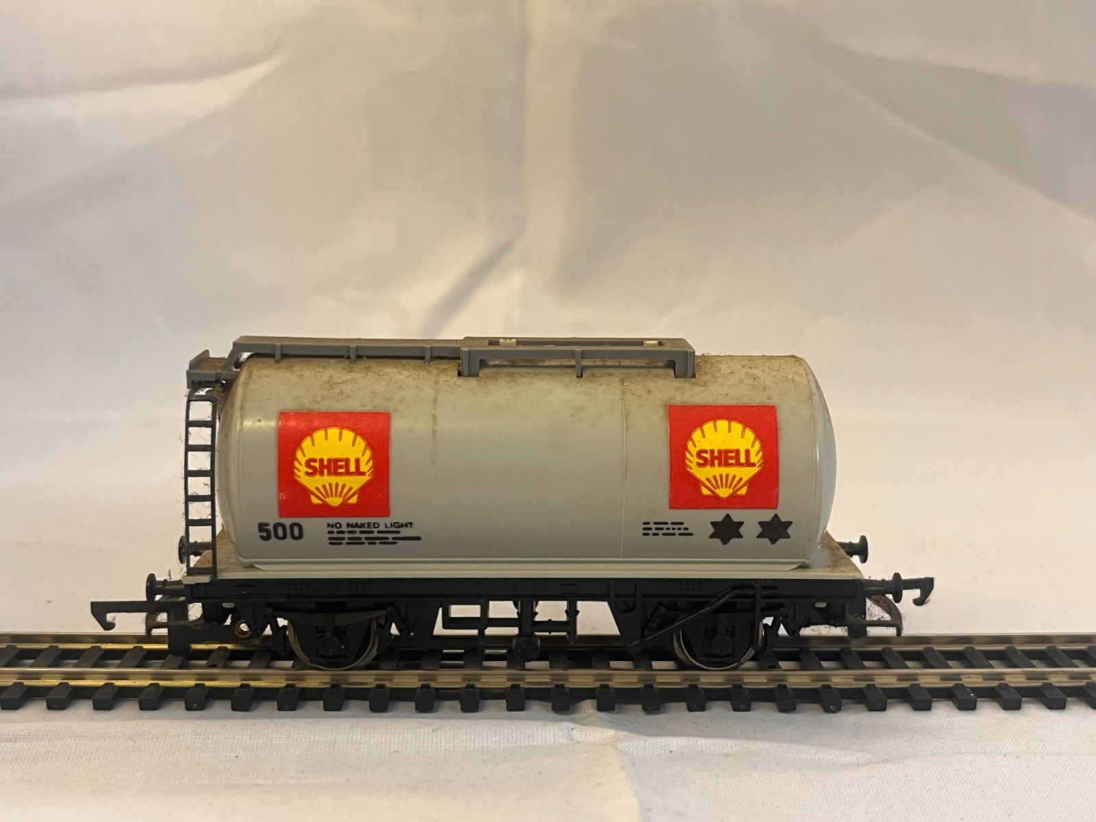 Hornby R020 OO Gauge Shell Grey TTA Tank Wagon Boxed