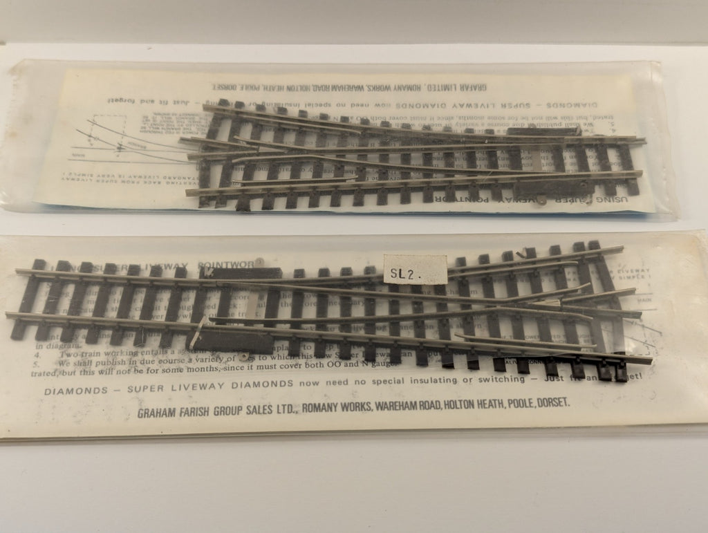 Graham Farish Pair of OO Gauge Points