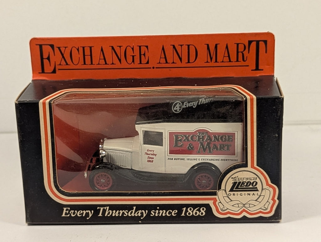 Lledo Days Gone Ford Model A Van - Exchange & Mart Die-cast Model Van