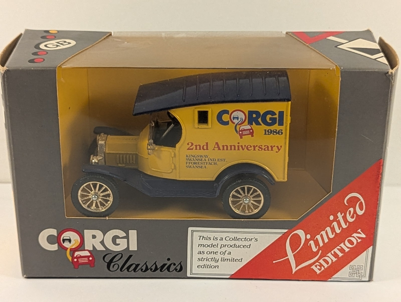 Corgi Classics 874 Ford Model T Van Corgi 2nd Anniversary