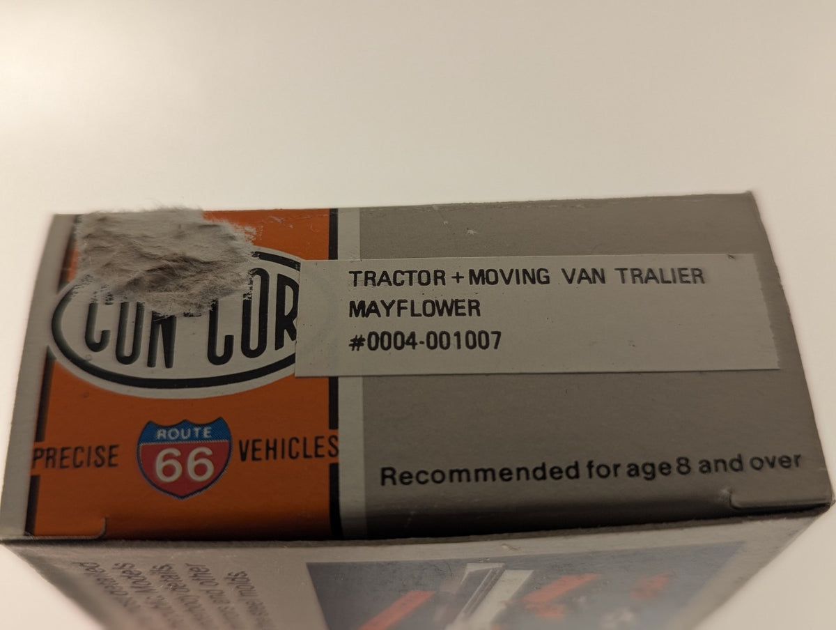 Con-Cor HO Gauge Tractor + Moving Van Trailer Mayflower Road Vehicle