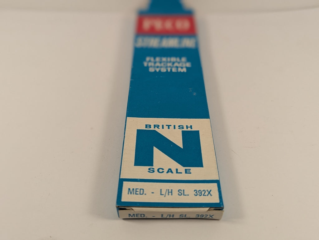 Peco N Gauge Medium Radius Left-Hand Turnout SL-392X
