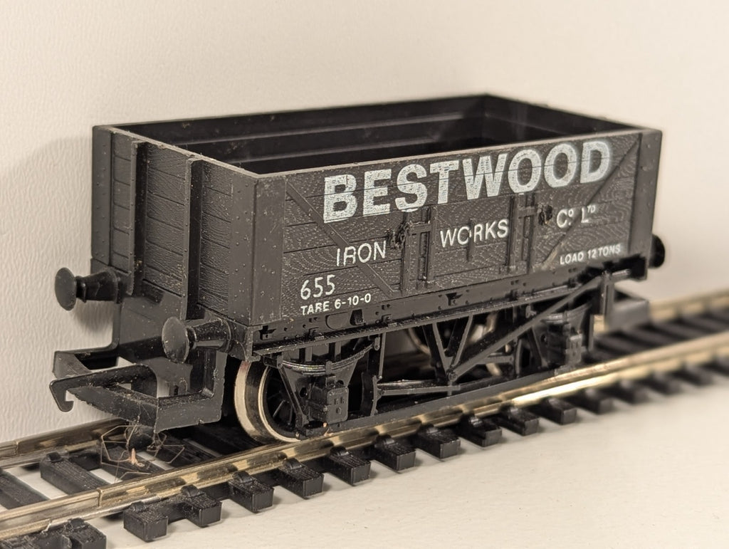 Hornby R096 Bestwood Iron Works 5 Plank Open Wagon No. 655