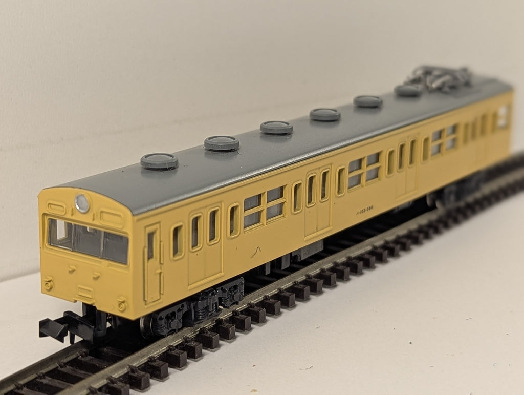 Kato N Gauge JNR Class 103 Kumoha 103 EMU Coach Kumoha 103-56 JNR Canary Yellow