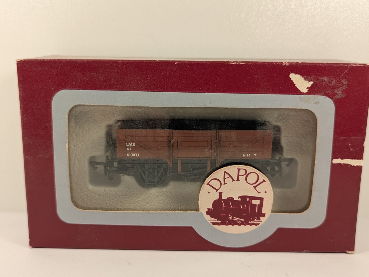 Dapol B3 OO LMS 5 Plank Wagon 413833