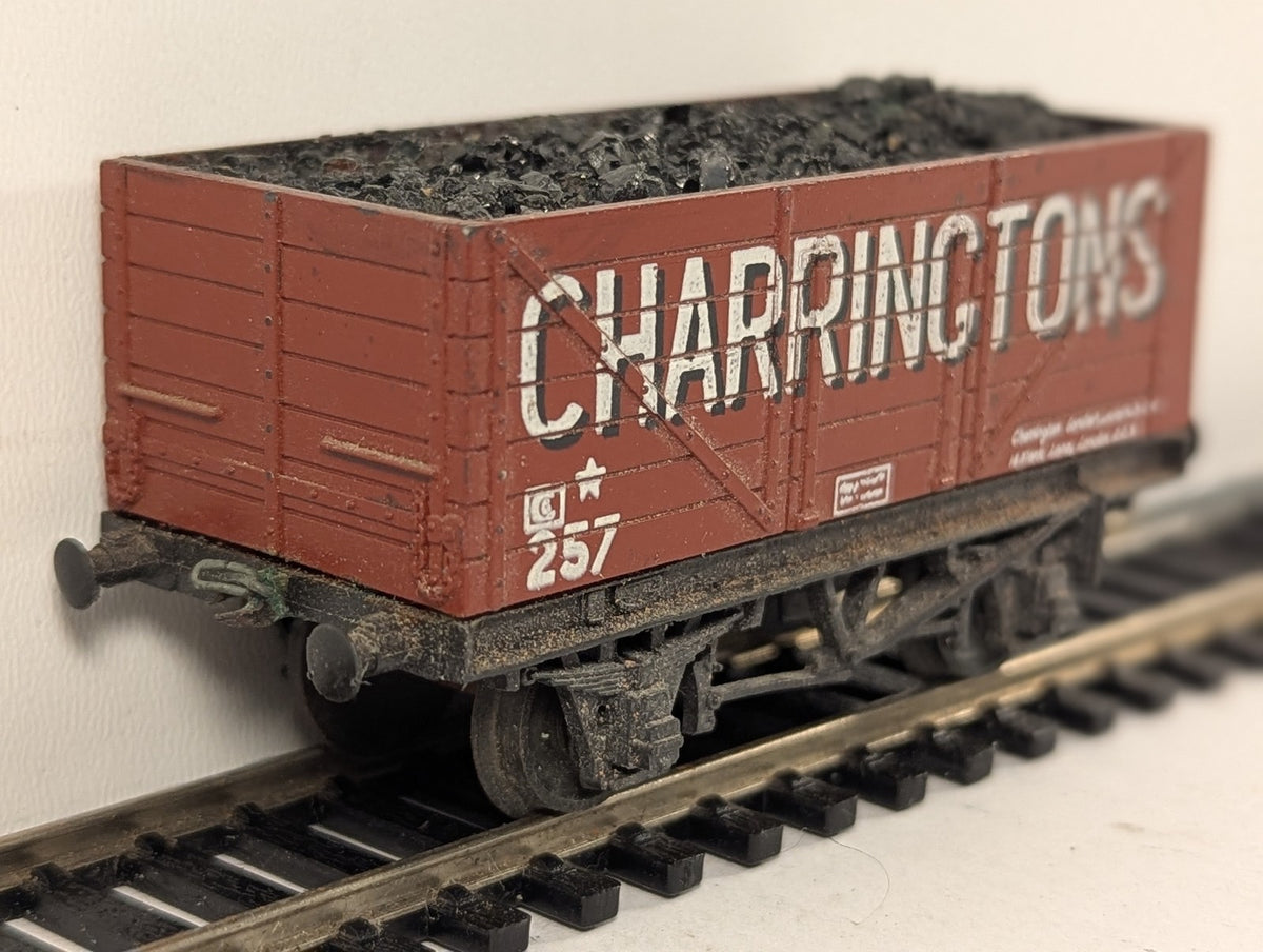 British Trix OO Gauge Charringtons 7-Plank Open Wagon 257 5001