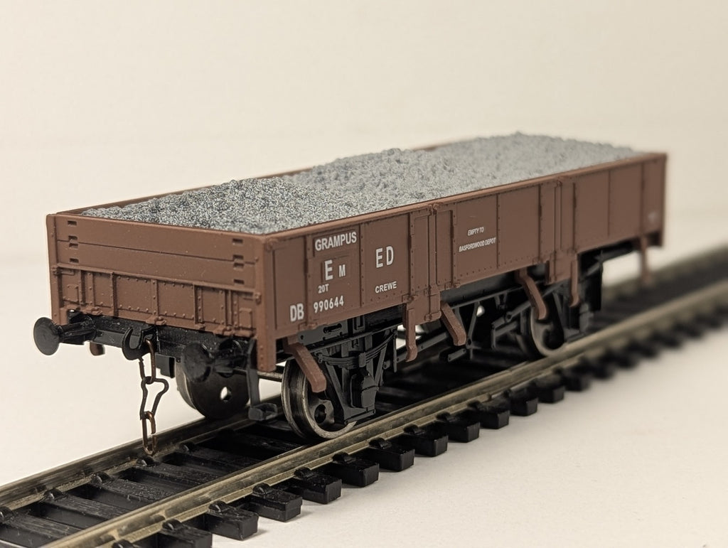 Dapol OO Gauge BR 20 Ton Grampus Ballast Wagon Goods Wagon DB 990644
