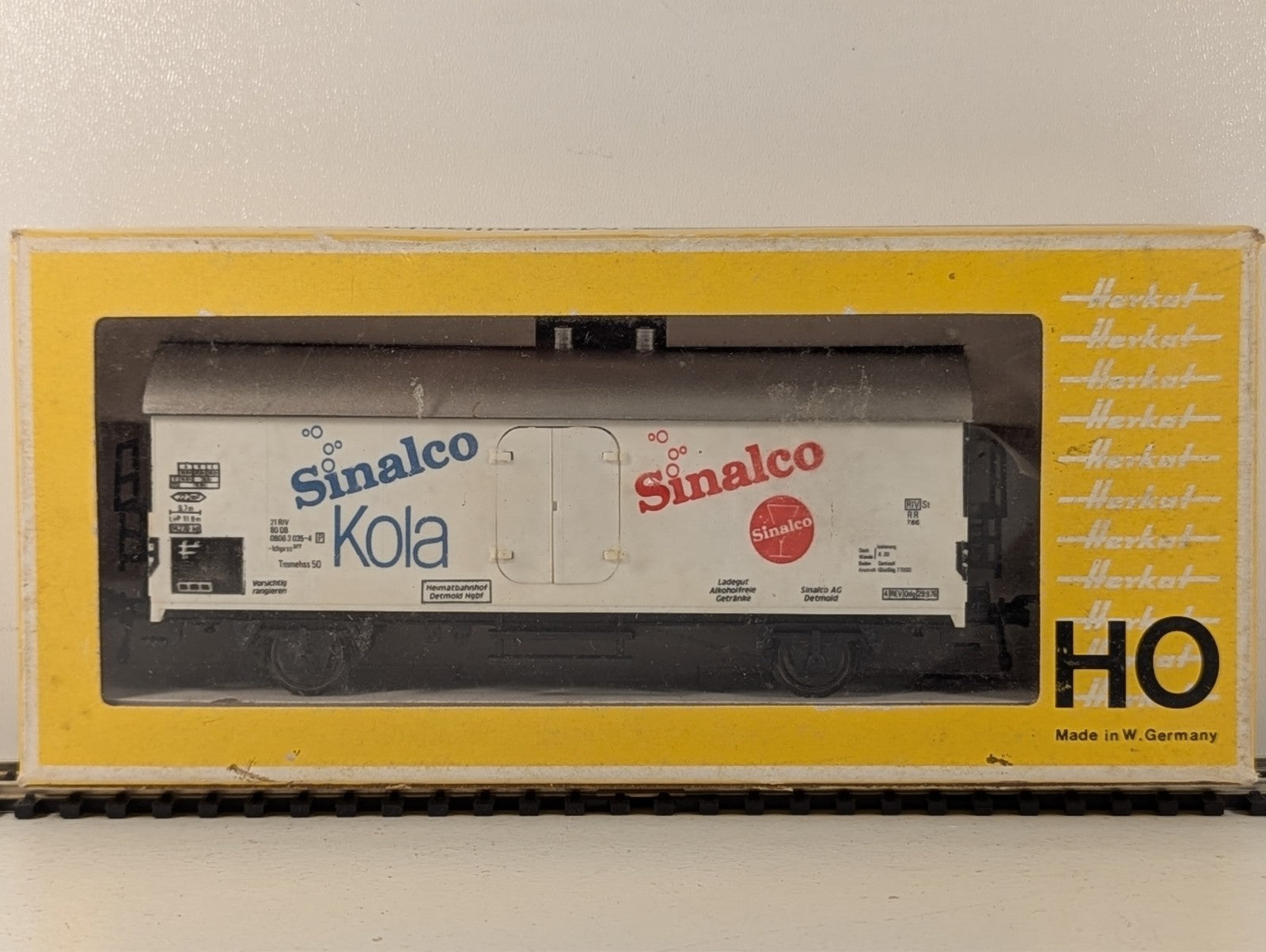 Herkat 1304 Sinalco Refrigerated Wagon HO Gauge - Boxed