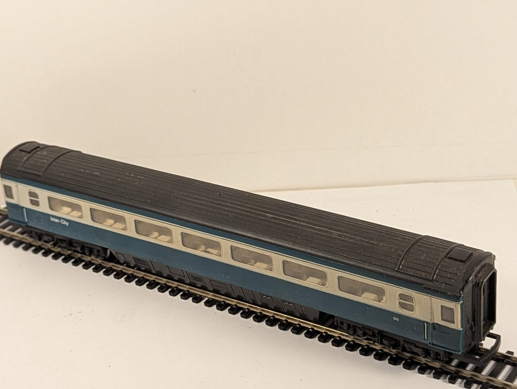 Hornby R439 OO Gauge BR Blue Grey Mk3 Open Second Coach Inter-City