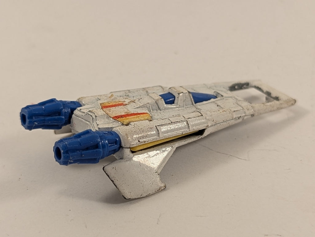 Corgi Buck Rogers Starfighter Die-cast Model White with blue and yellow details
