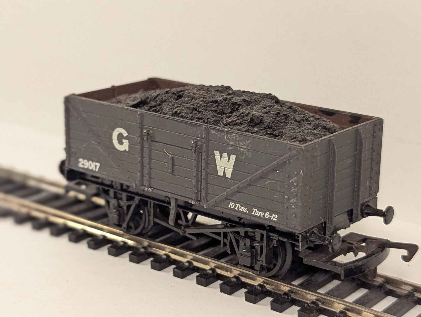 Airfix OO Gauge GWR 5-Plank Wagon Goods Wagon 29017 GWR Grey 54313