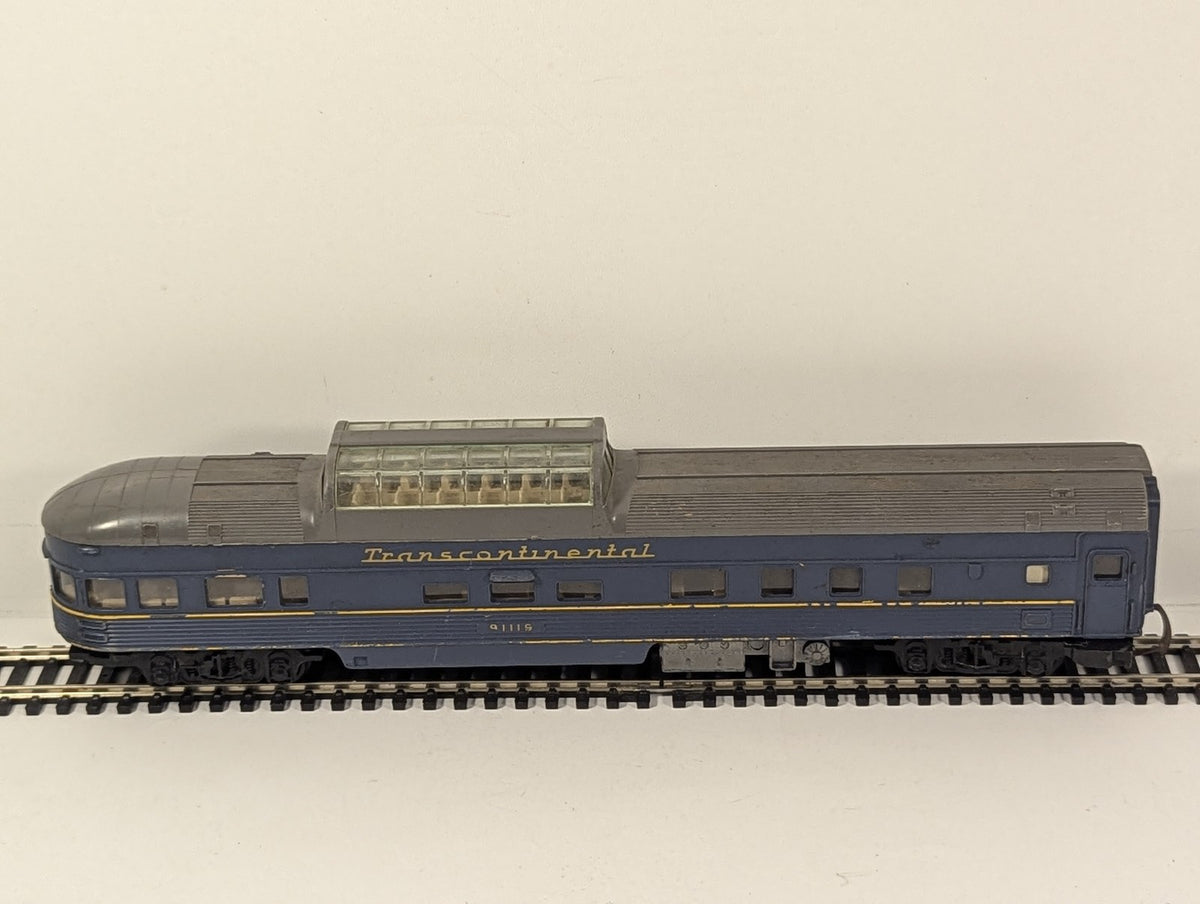 Tri-ang OO Gauge Transcontinental Vista Dome Observation Car Coaches 91115