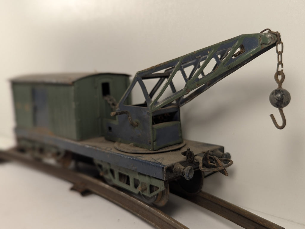 Hornby Series O Gauge No. 2 Breakdown Crane Wagon NE Green
