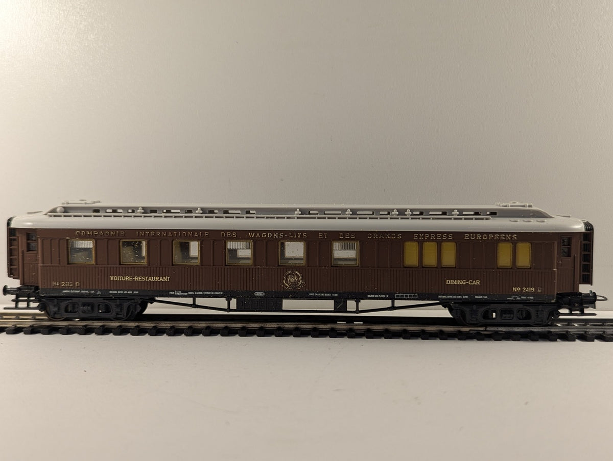 Liliput HO Gauge CIWL Voiture-Restaurant Dining Car Passenger Coach 2419 D