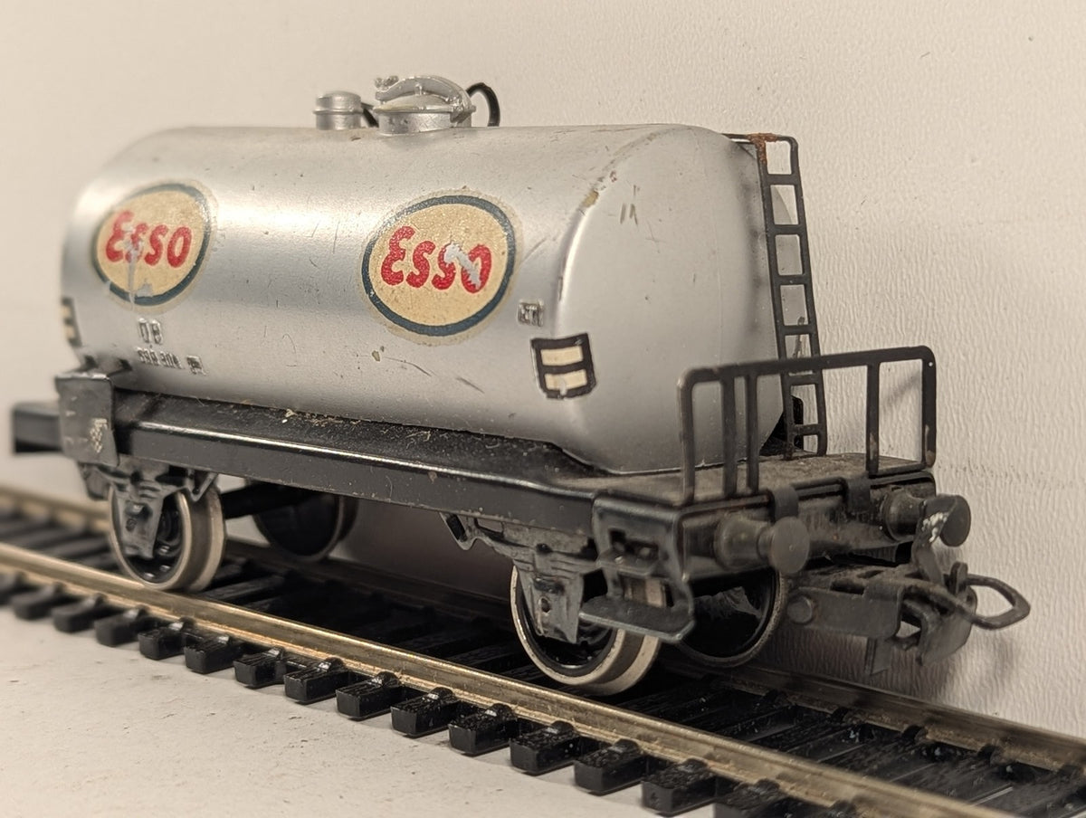 Märklin HO Gauge DB Esso Tank Wagon 599 304 Esso Silver 4501