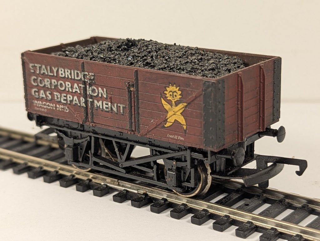 Hornby Stalybridge Corporation Gas Department livery Open Wagon