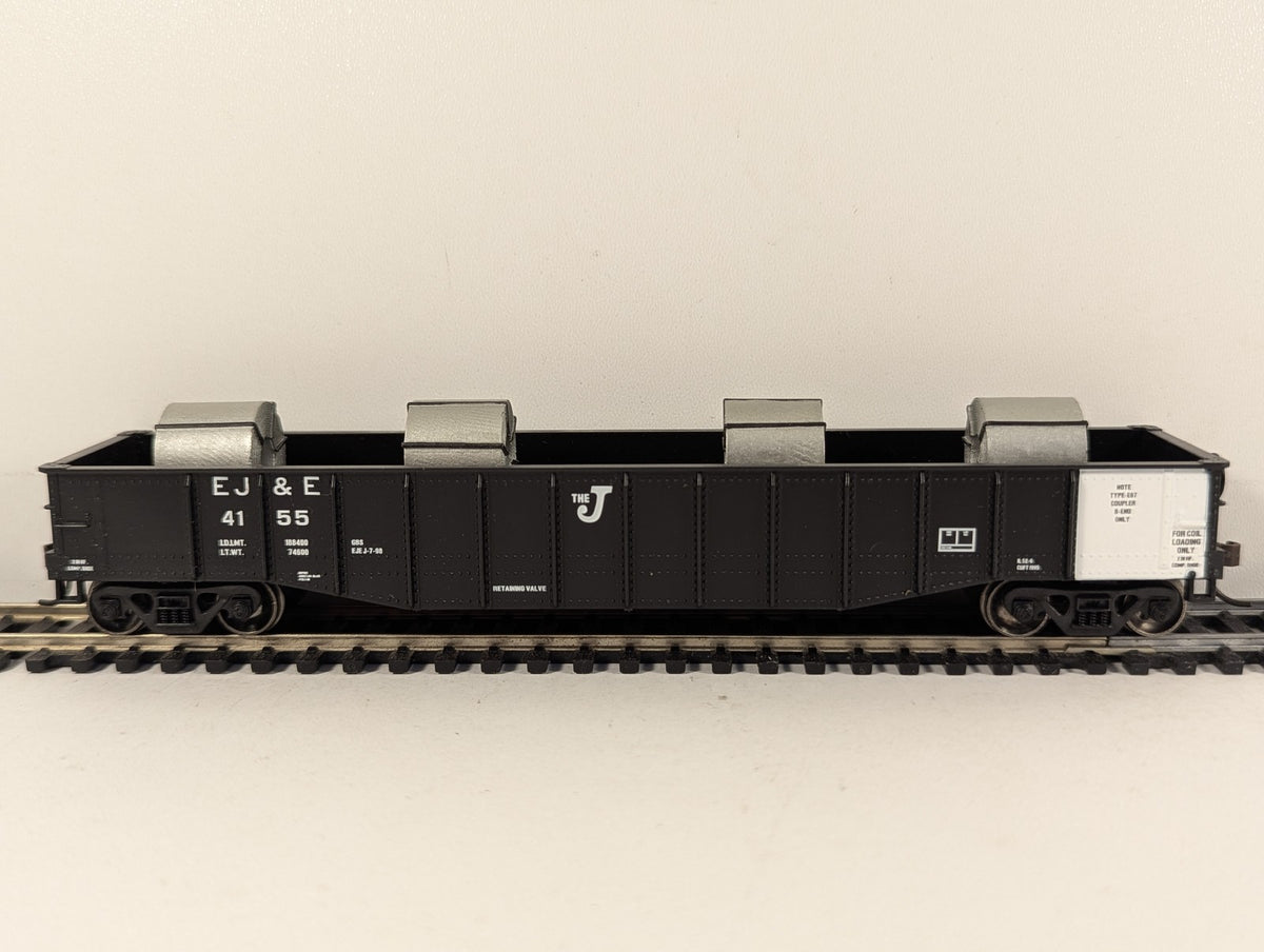 Athearn HO Gauge 50ft Gondola with Steel Coils 4155 Elgin, Joliet & Eastern