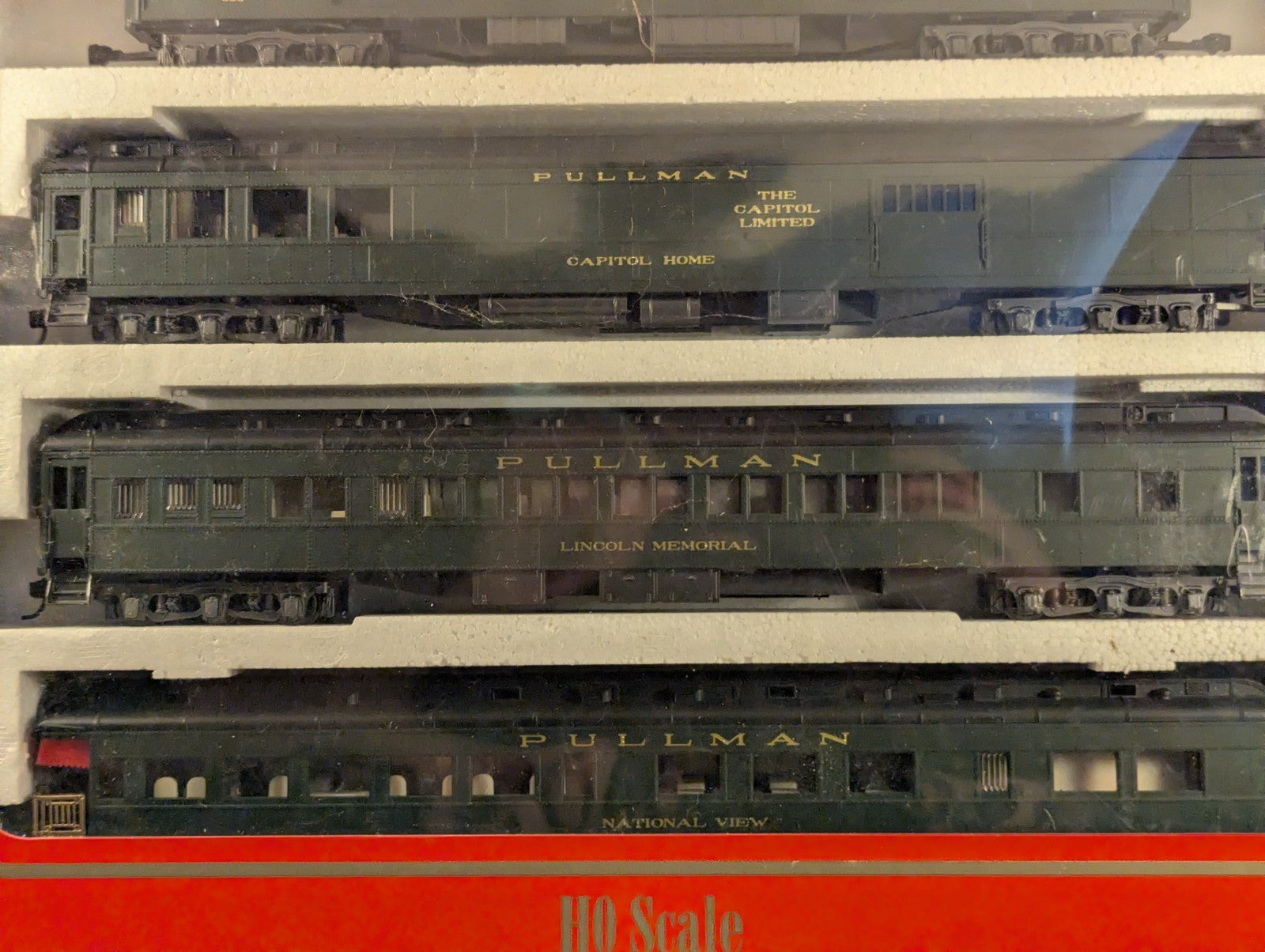 Rivarossi HO Scale 1920's Baltimore & Ohio Passenger Car Set A 363
