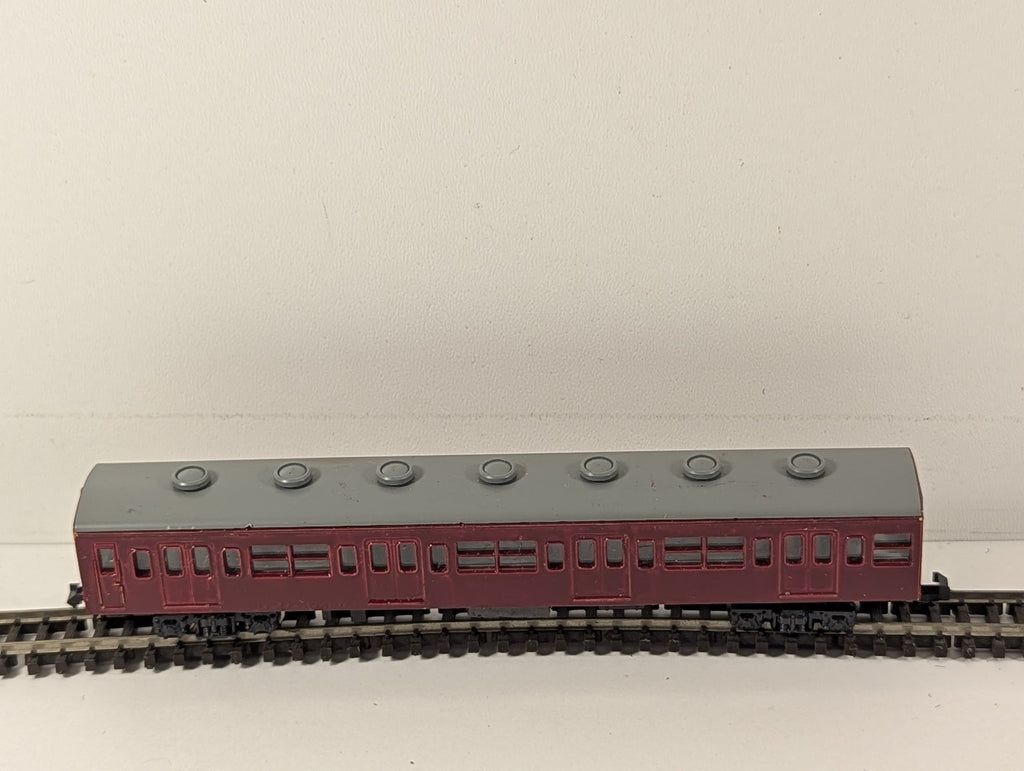 Kato N Gauge JNR 17m Commuter Coach Passenger Coach JNR Brown
