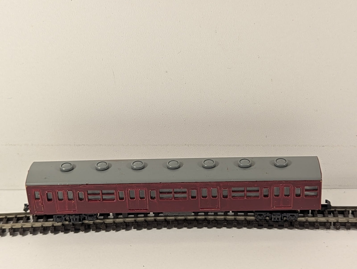 Kato N Gauge JNR 17m Commuter Coach Passenger Coach JNR Brown
