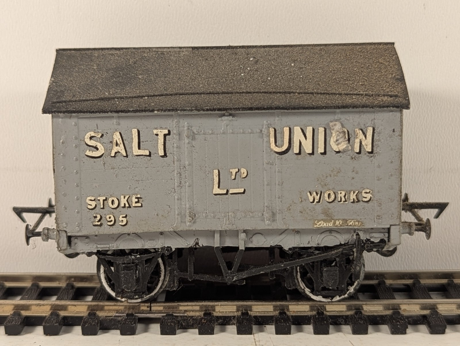 Kitbuilt Salt Van Goods Wagon 295 Salt Union Ltd Grey