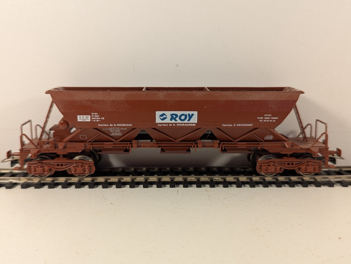 Jouef HO Gauge Wagon Trémie Roy Goods Wagon 690 0 009-6 SGW Brown