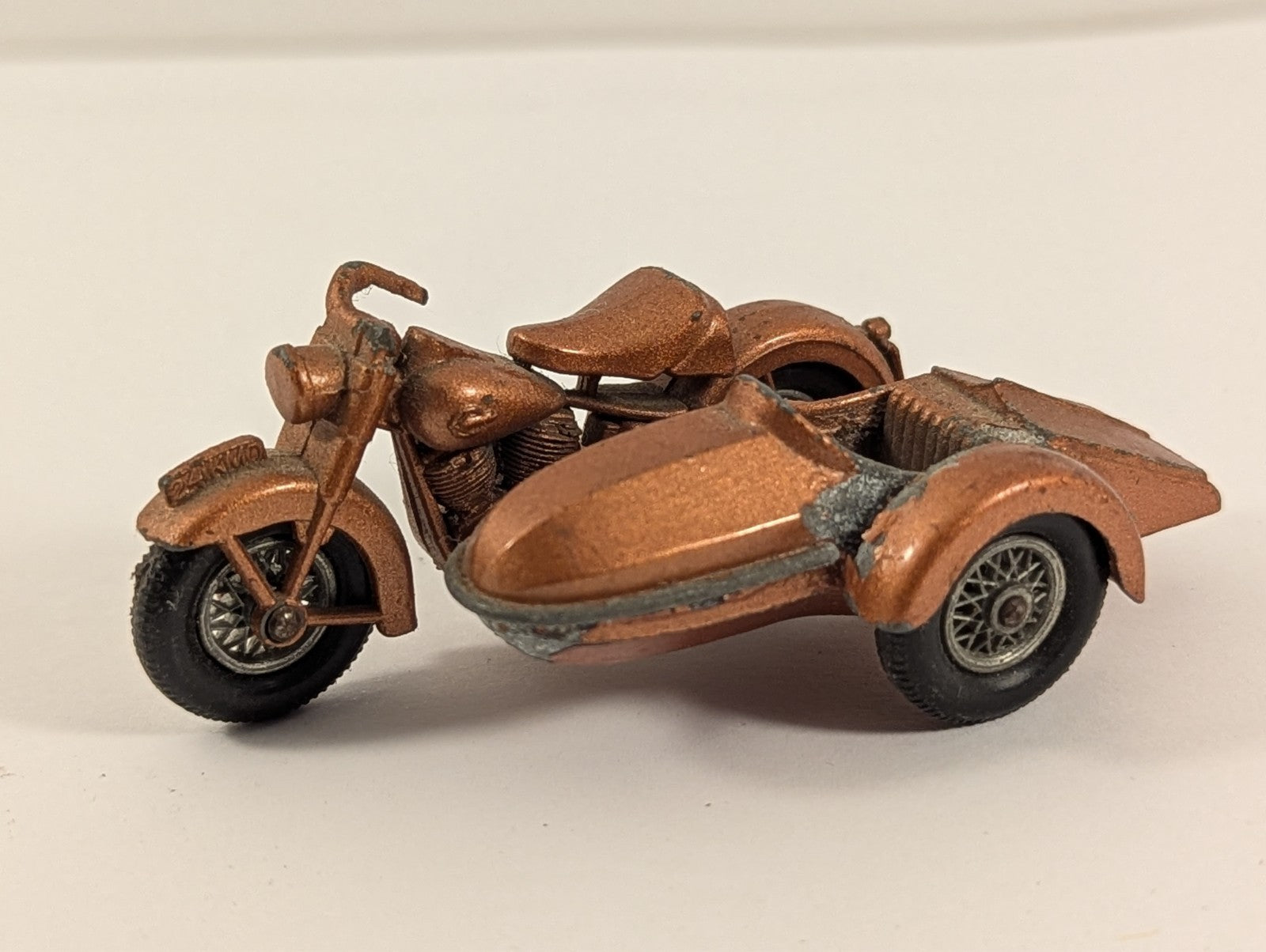 Matchbox Lesney No.66B Harley-Davidson Motorcycle & Sidecar 1:41 Scale