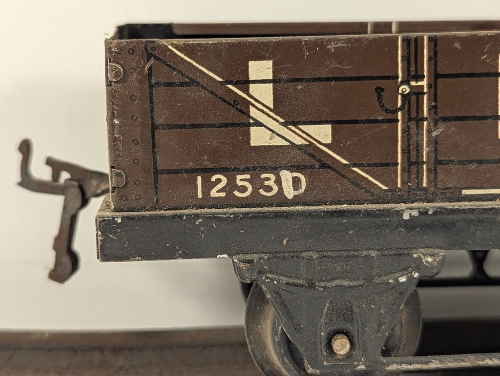 Hornby O Gauge No. 1 Open Wagon Goods Wagon 12530 LMS Brown