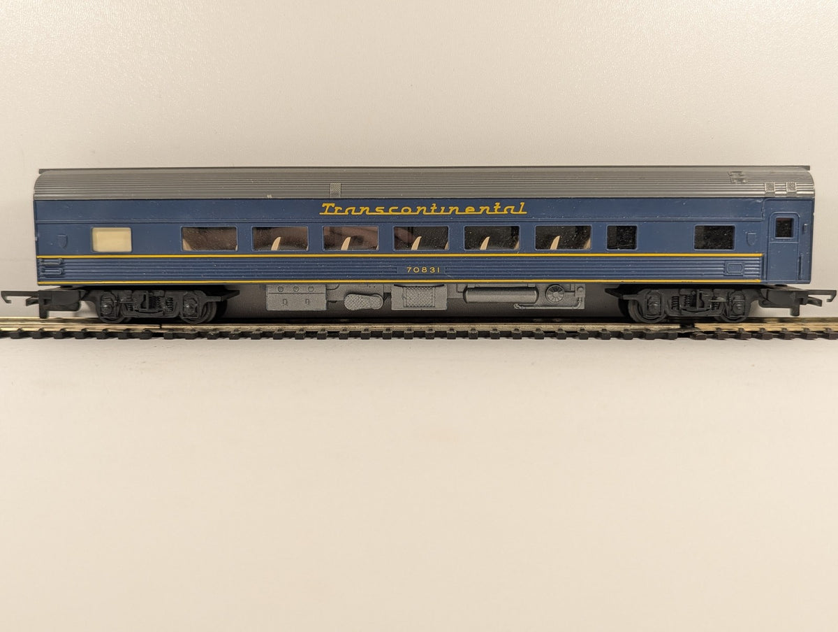 Tri-ang OO Gauge Transcontinental Passenger Coach 70831 Transcontinental Blue