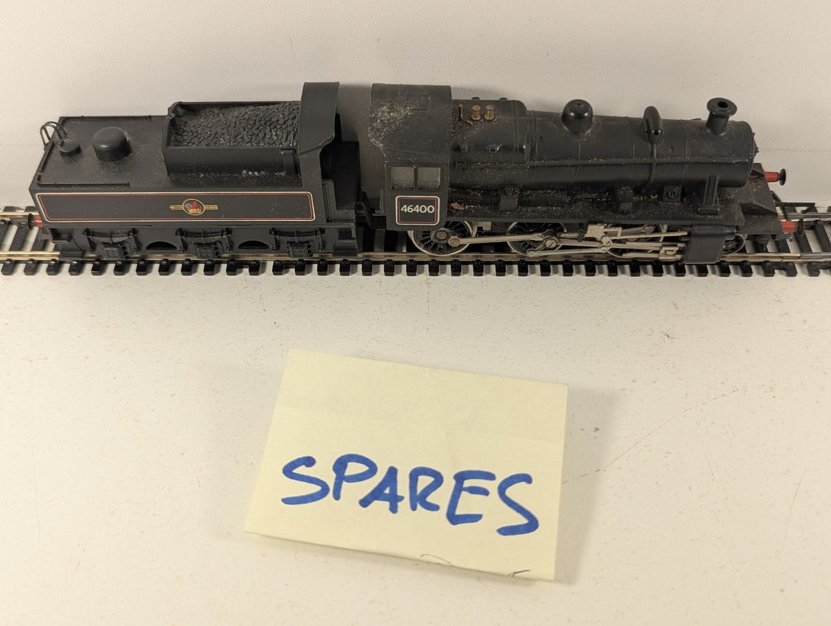 Tri-ang Hornby OO Gauge Ivatt Class 2MT 2-6-0 Steam Locomotive 46400 BR Black
