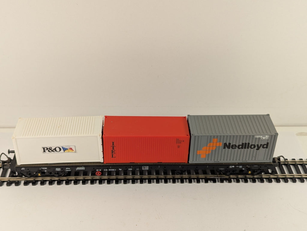 Piko HO Gauge Container Wagon Boxed