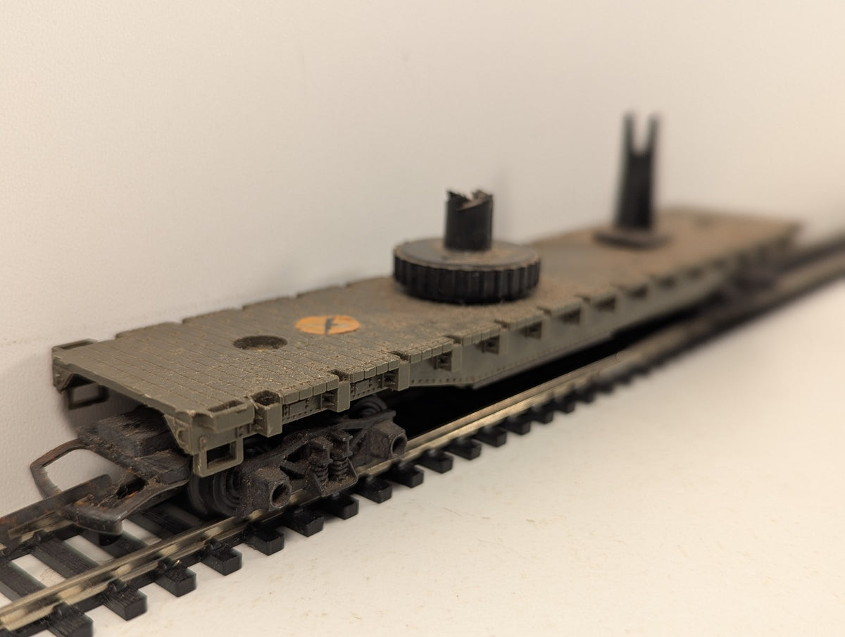 Tri-ang OO Gauge Searchlight Wagon Goods Wagon Military Green R.341