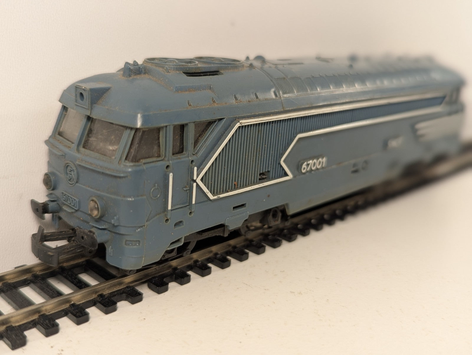 Jouef BB 67001 SNCF Diesel Locomotive HO Gauge - Boxed (Non-Original Box)