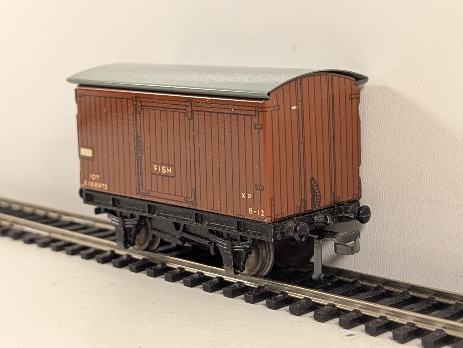 Hornby Dublo 32035 OO Gauge D1 BR Brown Fish Van - Boxed