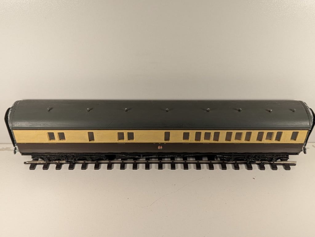 Kitbuilt O Gauge GWR Collett 57ft Bow End Brake Coach
