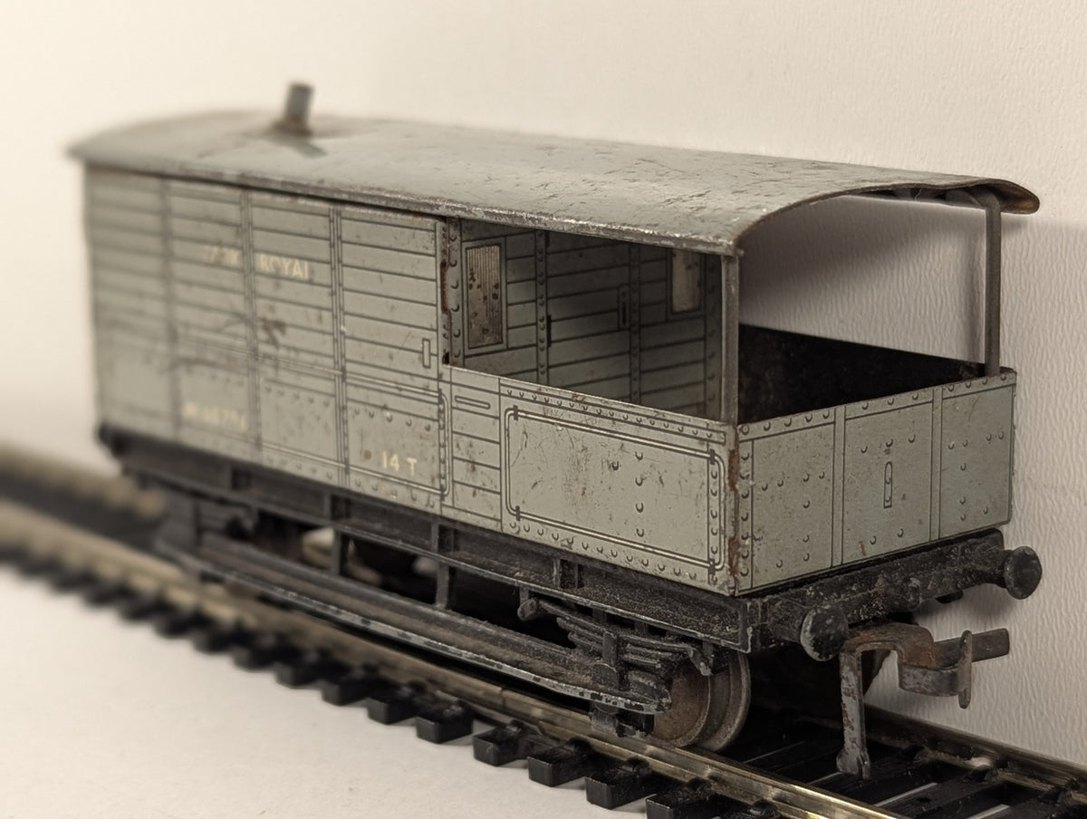 Hornby Dublo OO Gauge D1 Goods Brake Van Park Royal W68796 BR Grey