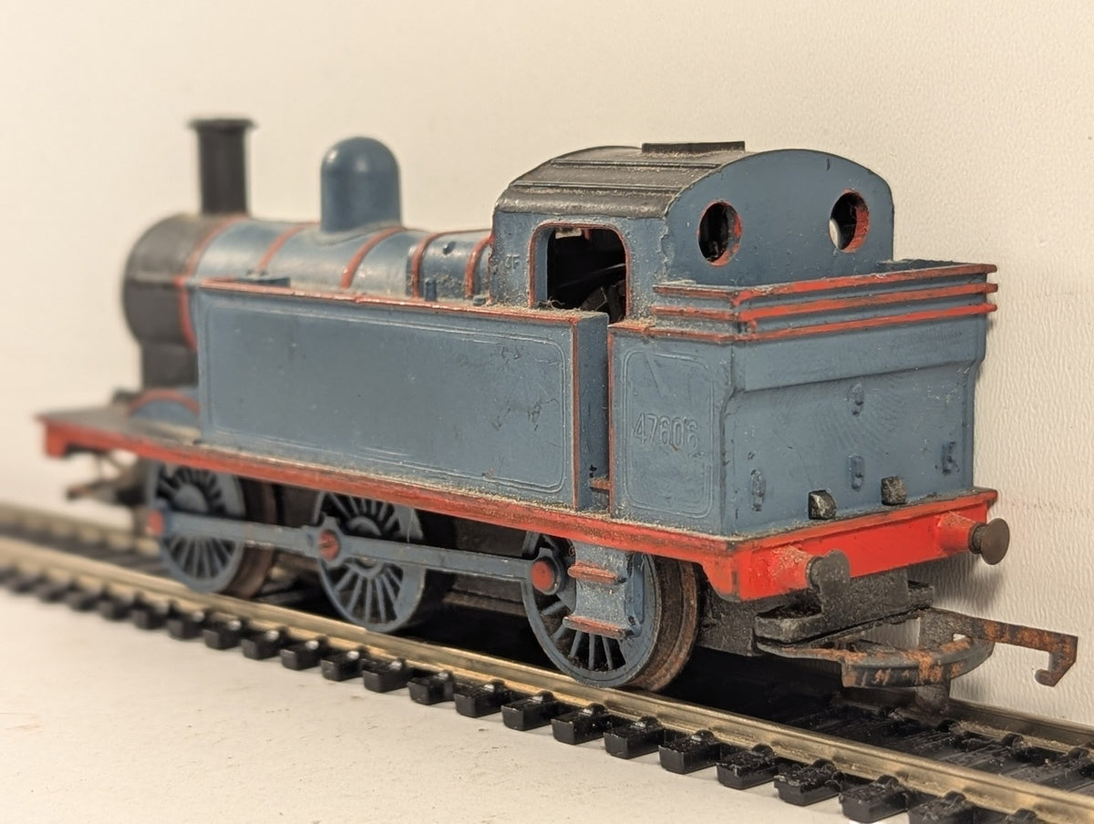 Hornby OO Gauge Class 3F Jinty Tank Locomotive 47606 Repainted Blue R52