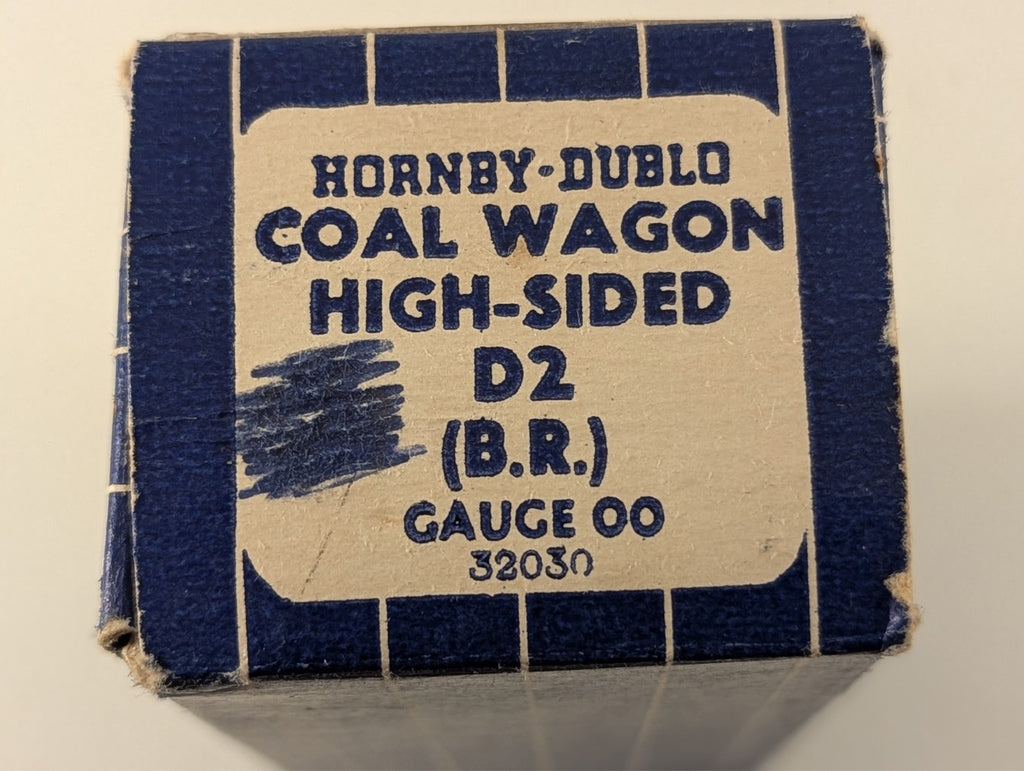 Hornby Dublo 32030 D2 High-Sided Coal Wagon OO Gauge - Boxed