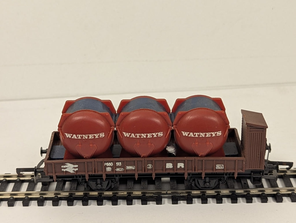 Lima OO Gauge Watneys 3-Tank Beer Wagon Goods Wagon P880 513