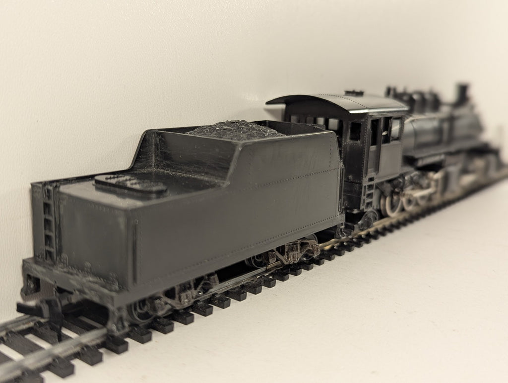 HO Scale 2-6-6-2 Logger Articulated Tender Locomotive Black