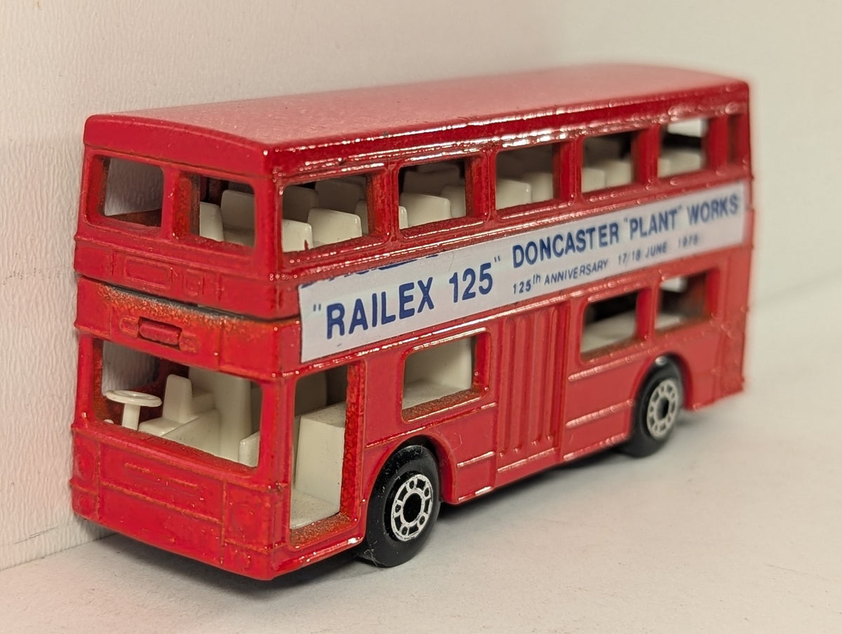 Matchbox The Londoner Die-cast Model Bus Red (Railex 125 Doncaster Plant Works)