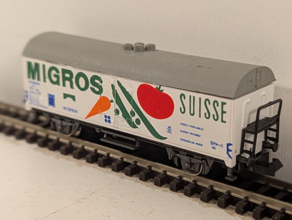 Rivarossi N Gauge Migros Suisse Interfrigo Refrigerator Car