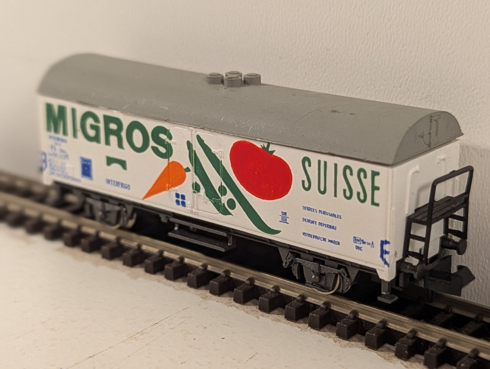 Rivarossi N Gauge Migros Suisse Interfrigo Refrigerator Car