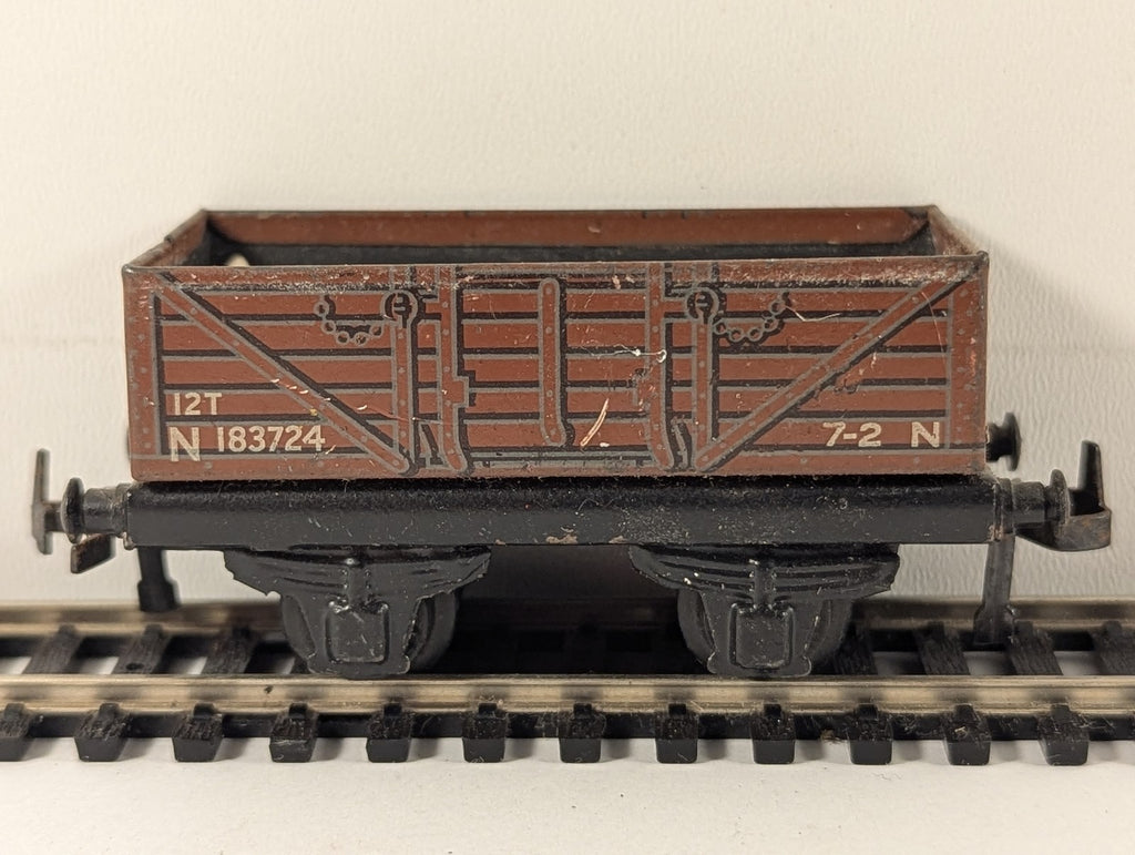 Trix Twin Railway OO Gauge 12T Open Wagon Goods Wagon N 183724 LNER Brown
