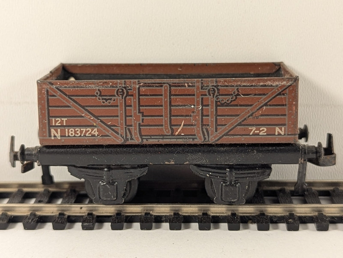 Trix Twin Railway OO Gauge 12T Open Wagon Goods Wagon N 183724 LNER Brown