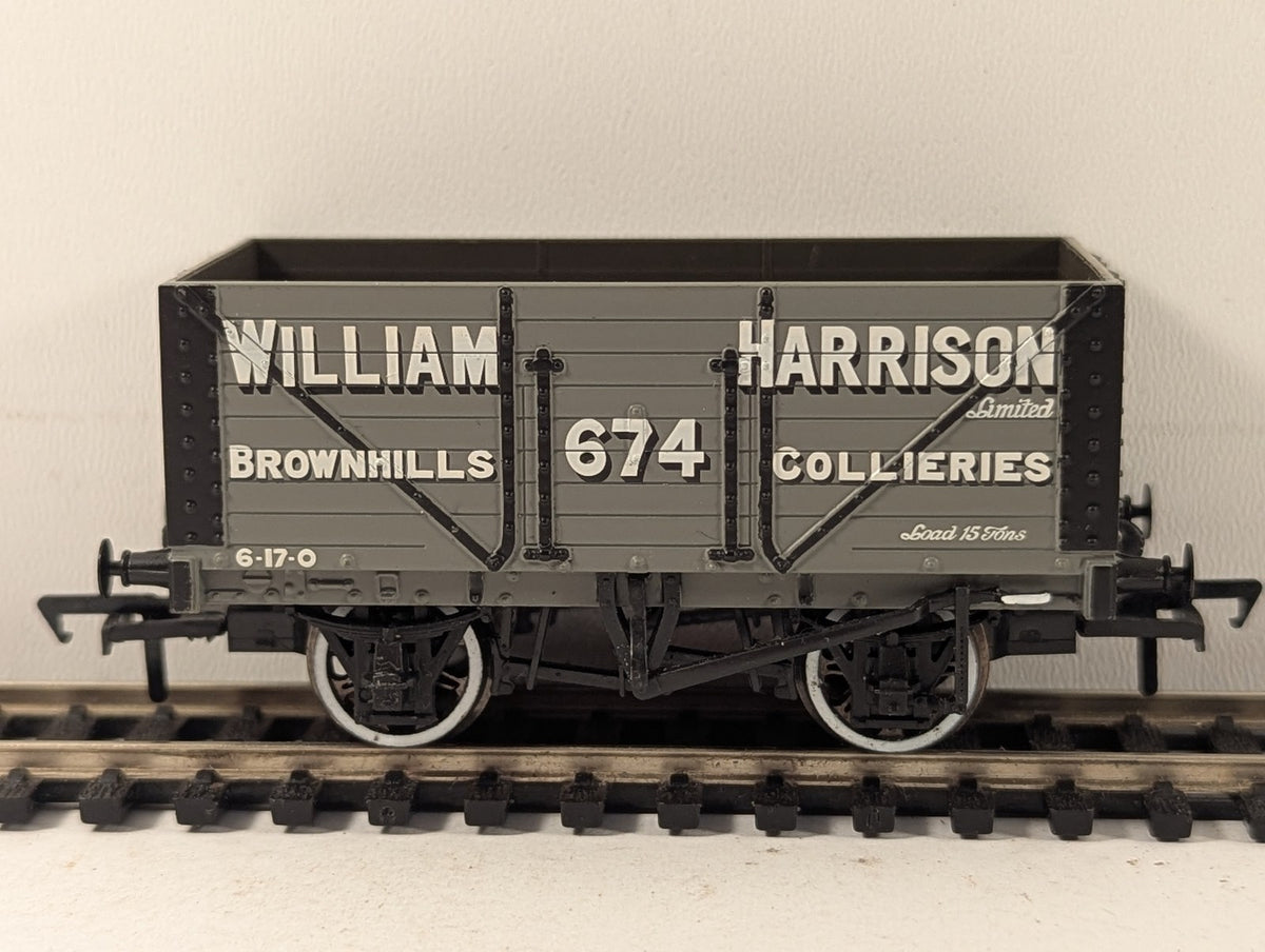 Bachmann OO Gauge 7 Plank Wagon William Harrison Brownhills Collieries