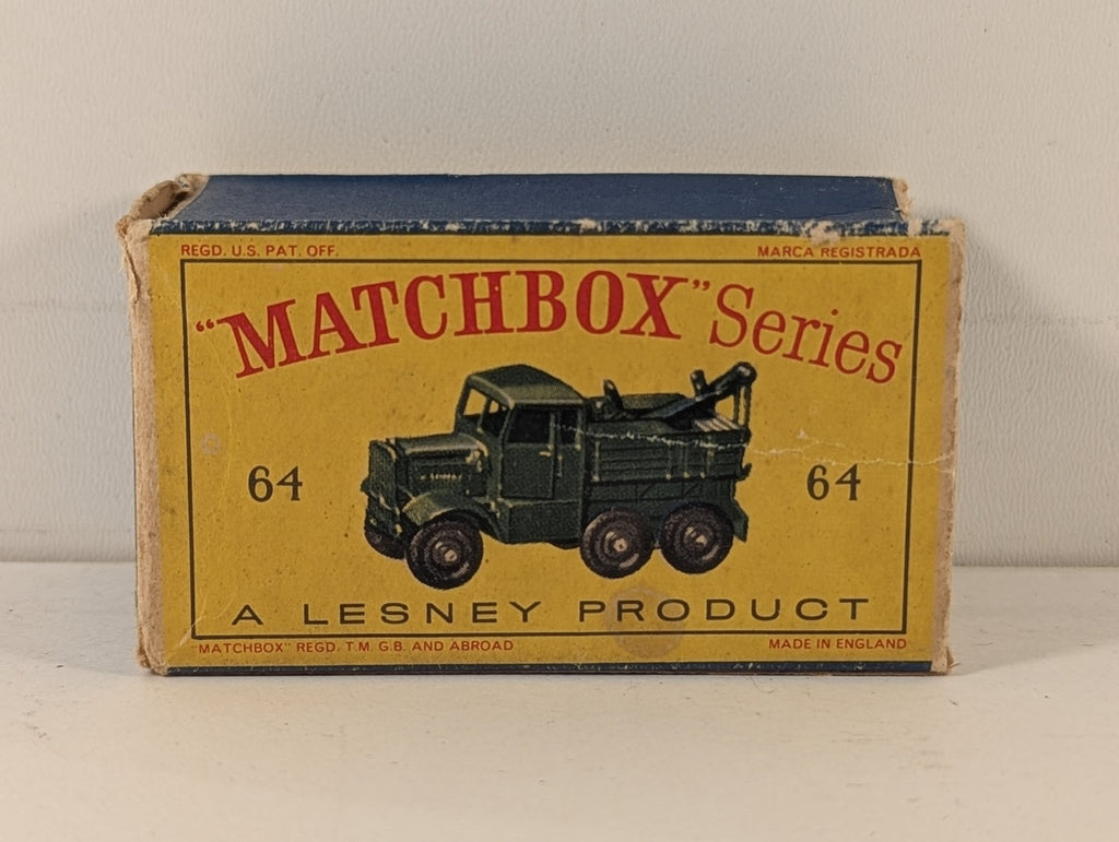 Matchbox Scammell Break-down Truck Die-cast Model Vehicle Military 64