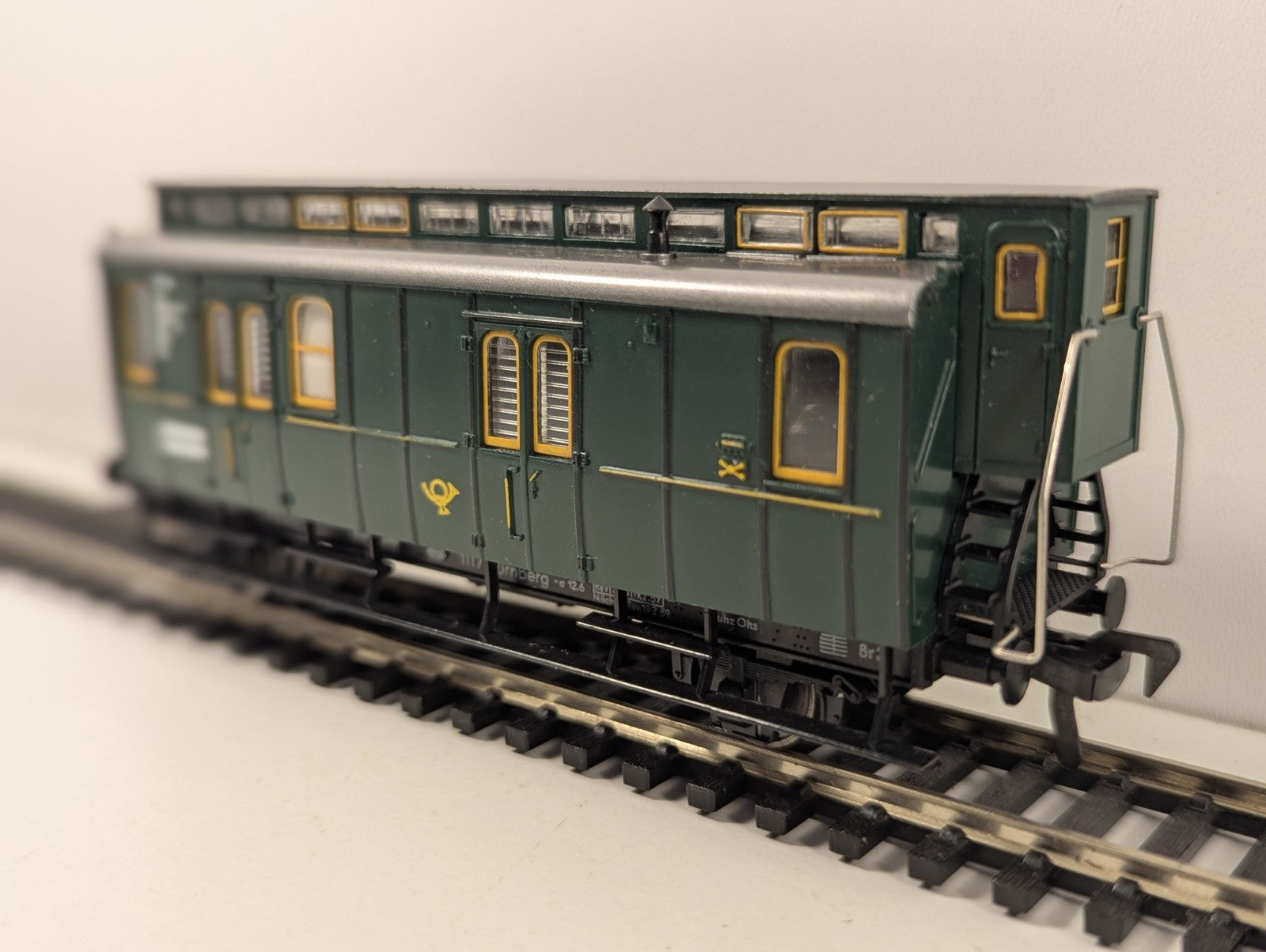 Fleischmann HO Gauge German Postal Coach Mail Wagon