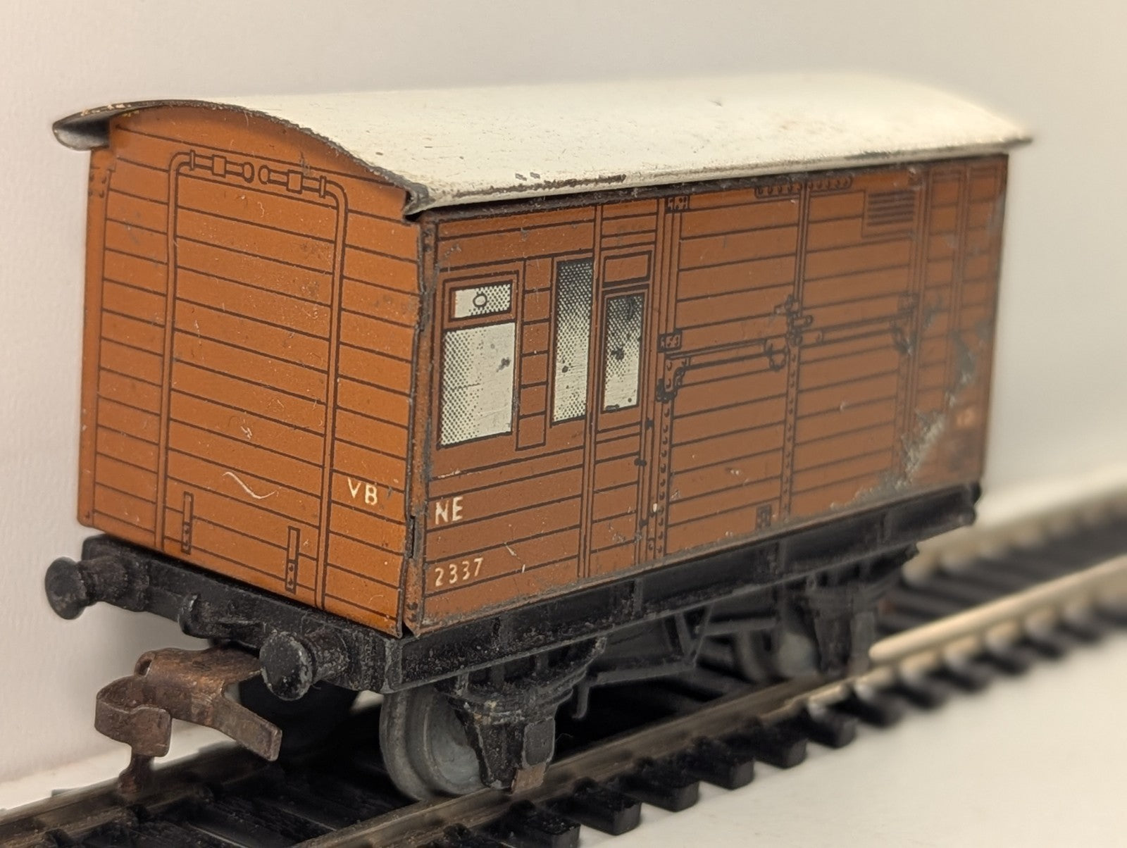 Hornby Dublo BR Brown Horse Box OO Gauge